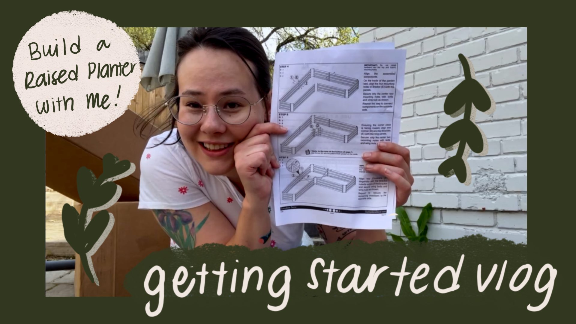 Motivating Raised Garden Bed Vlog | First Foray into Filming